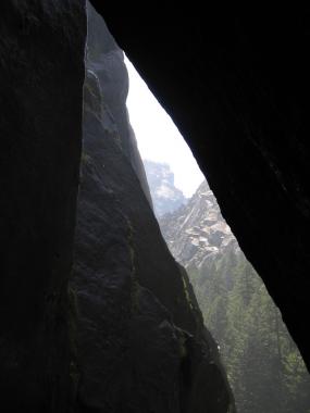 Cleft in a Rock at Yosemite