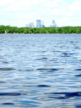 Lake Calhoun blue