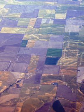 Patchwork Fields, arial view